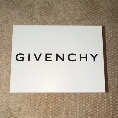 EMPTY Givenchy White/Black Logo Gift Box w/ Lid BE309RE15X-105