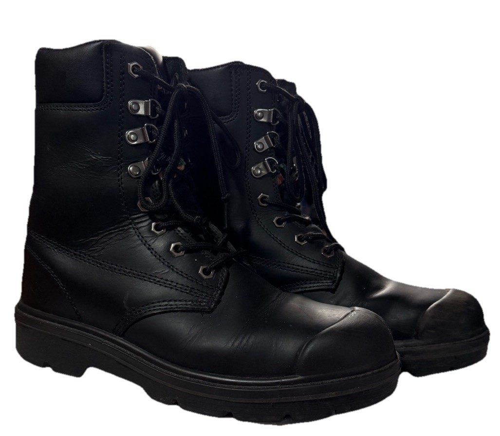 Moxie Trades Anne Women's Acid, Oil, and slip Resistant Black Steel Toe  Boot