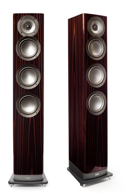 ELAC Navis ARF-51 Powered Floorstanding Speakers - Gloss Ebony (Pair)