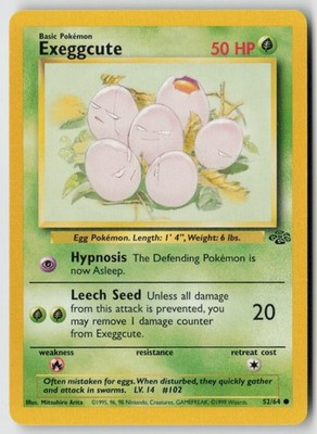 Exeggcute 52/64 - Jungle Unlimited - PTCG - LP