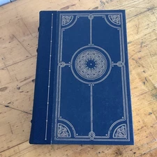 Fathers and Sons 1/4 Leather Bound Book by Ivan Turgenev Gold Embossed 