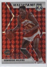 2019-20 Panini Mosaic Hall of Fame Red Prizm Dominique Wilkins #294 HOF 15fy