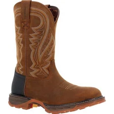 DURANGO WORK Men's 11" Maverick XP™ Soft Toe Waterproof Work Boot Coyote Brown -