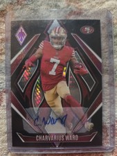 2024 Panini Phoenix Football Charvarius Ward 49ers Autograph #22