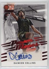 2021 Leaf Pro Set Power Moves Red Spectrum Foil 16/25 Daimion Collins Auto b1g