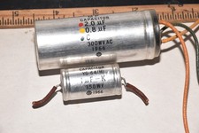 Akai M-8 Reel Tape Recorder PART - LOT OF 2 CAPACITORS - TESTED
