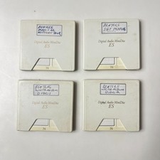 LOT 4 USED Sony Digital Audio MiniDisc ES 74 minute w/ Cases Recordable