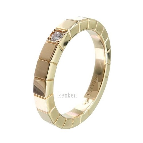 CARTIER RING Raniere Yellow Gold K18YG Diamond kenkenjp 53 / 12.5 Stone Gift - Picture 17 of 18