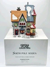 Dept 56 Tassy's Mittens Hassel's Woolies w/ Box North Pole Series EUC #5622-7