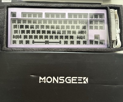Monsgeek M3 Gasket 87 Barebone Keyboard CNC Aluminum Hot Swap PCB Customize DIY
