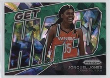 2022 Panini Prizm WNBA Get Hyped Green Ice Prizm Jonquel Jones #11 00zd