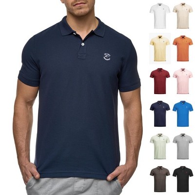 Indicode Herren Poloshirt Wadim-Herrenpoloshirt Polokragen Polo Baumwollshirt