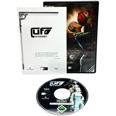 UFO Aftershock PC DVD ROM Deutsch USK 12 Hülle gereinigt Handbuch