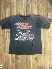 Vintage 90s Harley Davidson Bugs Bunny Shirt Large The Harley And The Hare