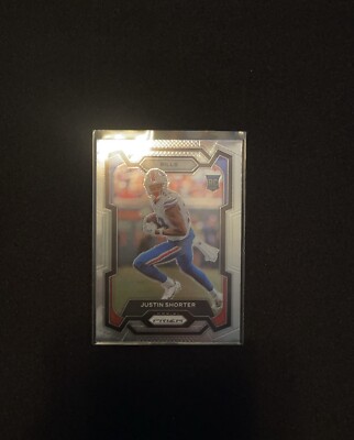 NESR MINT Justin Shorter 2023 Panini Prizm Rookie Card Buffalo Bills RC #310