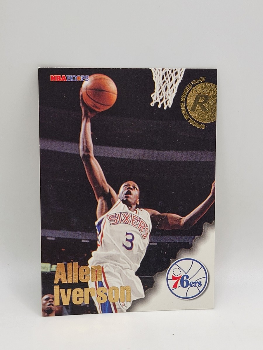 1996-97 NBA Hoops - #295 Allen Iverson (RC) | eBay