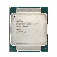 Intel Xeon E5-2670 V3 CPU 12-Core 2.3GHz SR1XS 30MB 120W LGA 2011-3 Processor