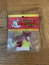 Big Bite Baits Three Color Tube Black Red Chartreuse