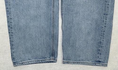 American Eagle Baggy Jeans helle Waschung gerade hoher Bund Damengröße 4 kurz - Bild 17 von 17