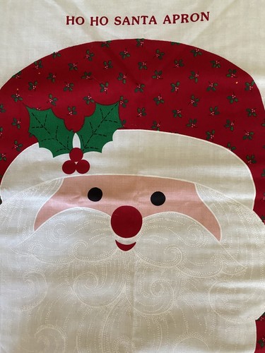 Delantal de Santa Ho Ho Ho Hágalo Usted Mismo Cranston Proyecto de Costura Artesanal - Imagen 4 de 6