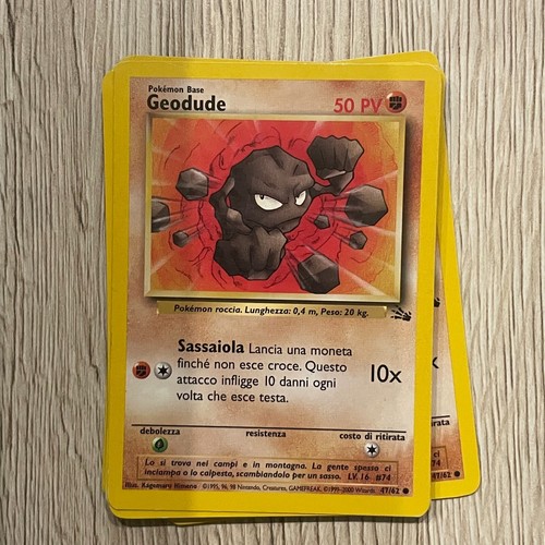 Pokemon - Fossil Cards Italian Single First Edition Common Rare Vintage - Picture 23 of 42