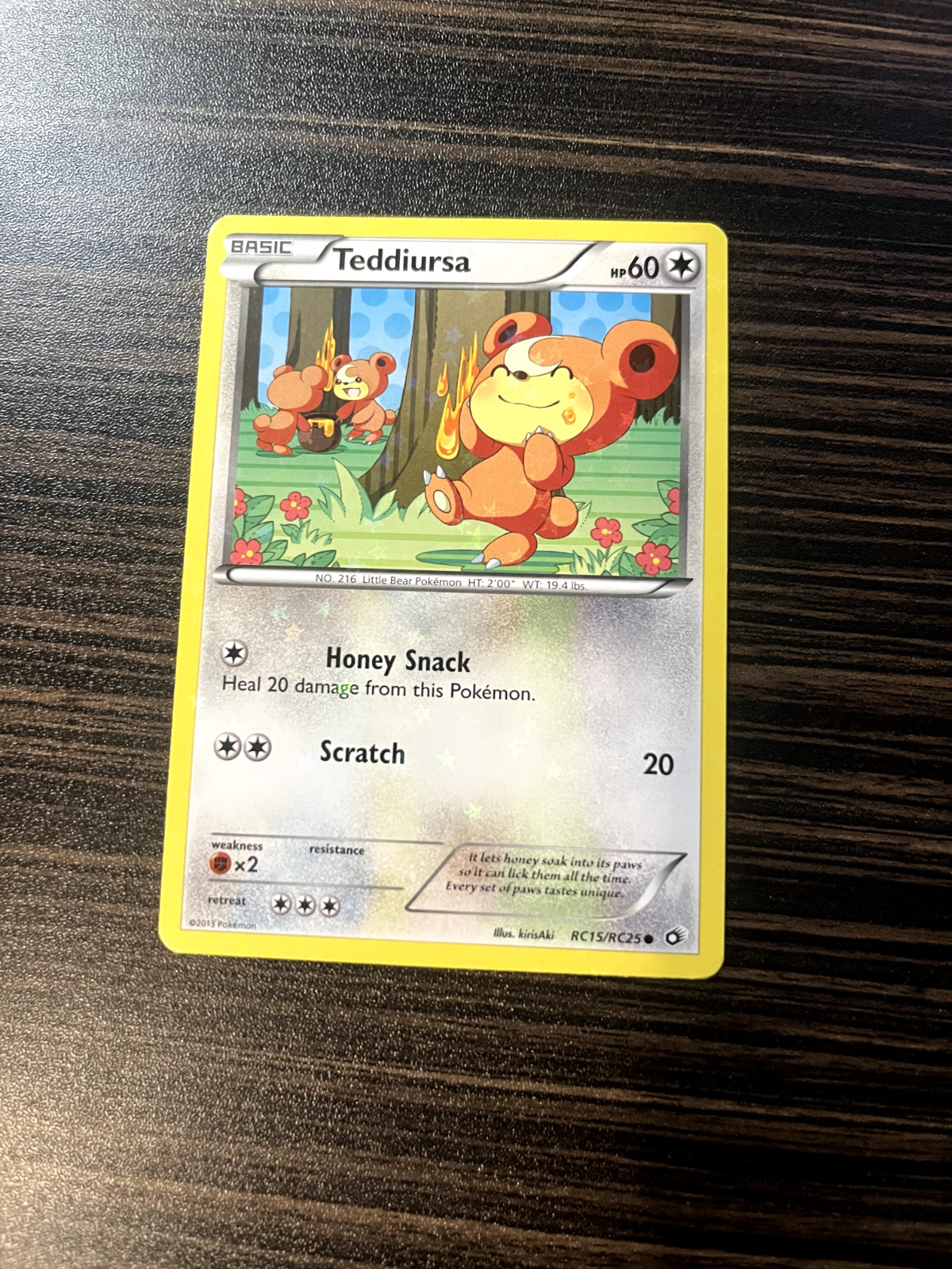 Teddiursa RC15/RC25 Legendary Treasures: Radiant Collection Holo - Mint/NM