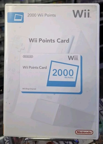 WII POINTS CARD 2000 WII POINTS (déjà utilisé) - Imagen 2 de 4
