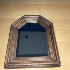 SCHÖNER SCHLÜSSELKASTEN AUS EICHENHOLZ mit Spiegel