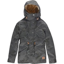 Element Women's Cleo Sherpa Lined Parka, Off Black