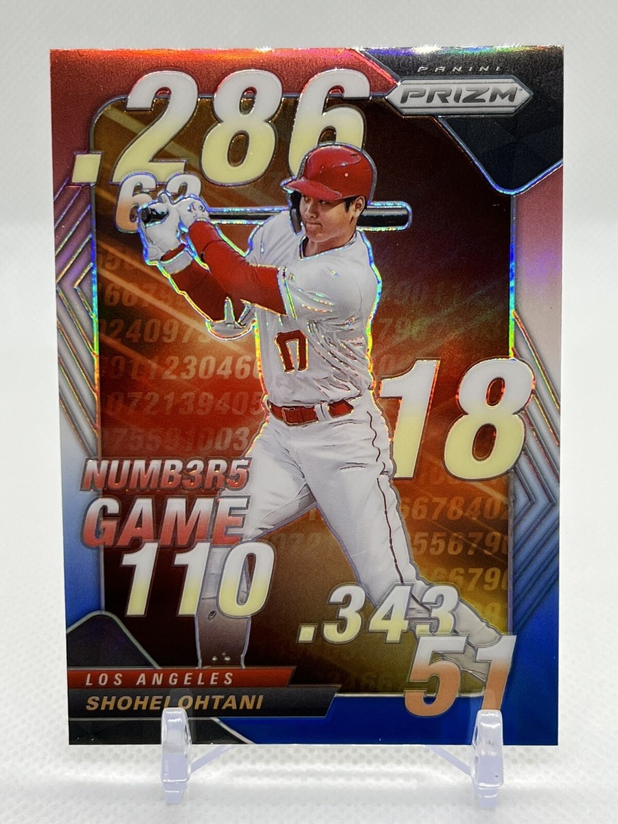 2020 Prizm Red White Blue Shohei Ohtani Numbers Game #NG-8 | eBay