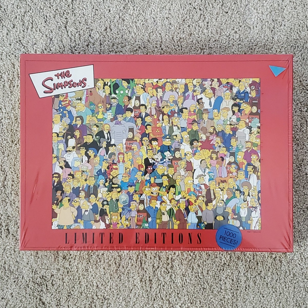 シンプソンズ  レリーフ The Simpsons Limited Edition Jigsaw 1000 PC Puzzle a Montage