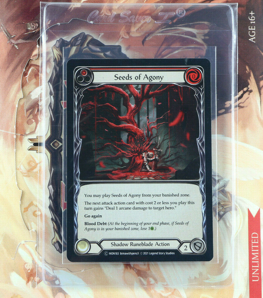 Flesh And Blood Seeds of Agony (1) Rainbow Foil Unlimited MON183
