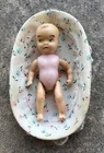 Vintage Barbie Babysits Baby, Bassinet & Cover Set 1960s