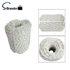 3/8"x100' Double Braid Polyester Rope 1500Lbs Heavy Duty Rope Swing  Knot