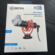 BOYA BY MM1 Cardiod Shotgun Microphone MIC Video for Smartphone DSLR "US Seller"