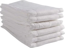 New Large Cotton Diaper Cloths - Highly Absorbable, Soft & Reusable