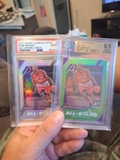 2017 OPTIC ALL-STAR SILVER & GREEN PRIZM KOBE BRYANT.......PSA 10 GEM MINT