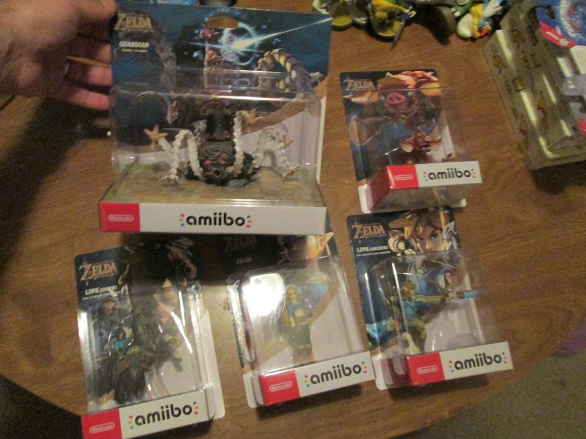 LINK RIDER ARCHER BOKOBLIN,GUARDIAN ZELDA AMIIBO NINTENDO SWITCH