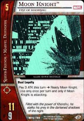 Moon Knight, Fist of Khonshu - Marvel Team-Up - Vs System