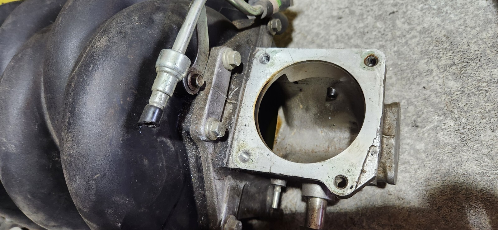 98 99 Jaguar XJ8 XK8 Vanden Plas Engine Intake Manifold 96JV6N693BC Plastic OEM