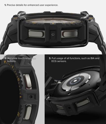 Ringke Fusion-X Guard (Wire O) for Galaxy Watch 5 Pro 45mm Rugged Case Band - 第 47/65 張圖片