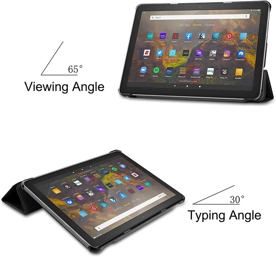 For Amazon Fire HD 10 2023 13th Gen 10.1" Tablet Case Smart Leather Stand Cover - Image 2 of 3