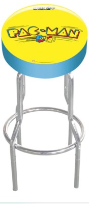 Arcade1UP Pac-Man Adjustable Arcade Pub Bar Stool NIB Retro Pacman
