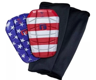 G-Form Pro-S Balde Adult Shin Guards Size XL Freedom Unisex Patriotic Merica