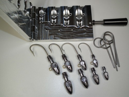 Salzwasser Kugel Schieber/Jig Form 1,2,3,4oz Salzwasser Trolling Hexe Combo