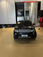 Electric 24v Kids Ride On Land Rover Black