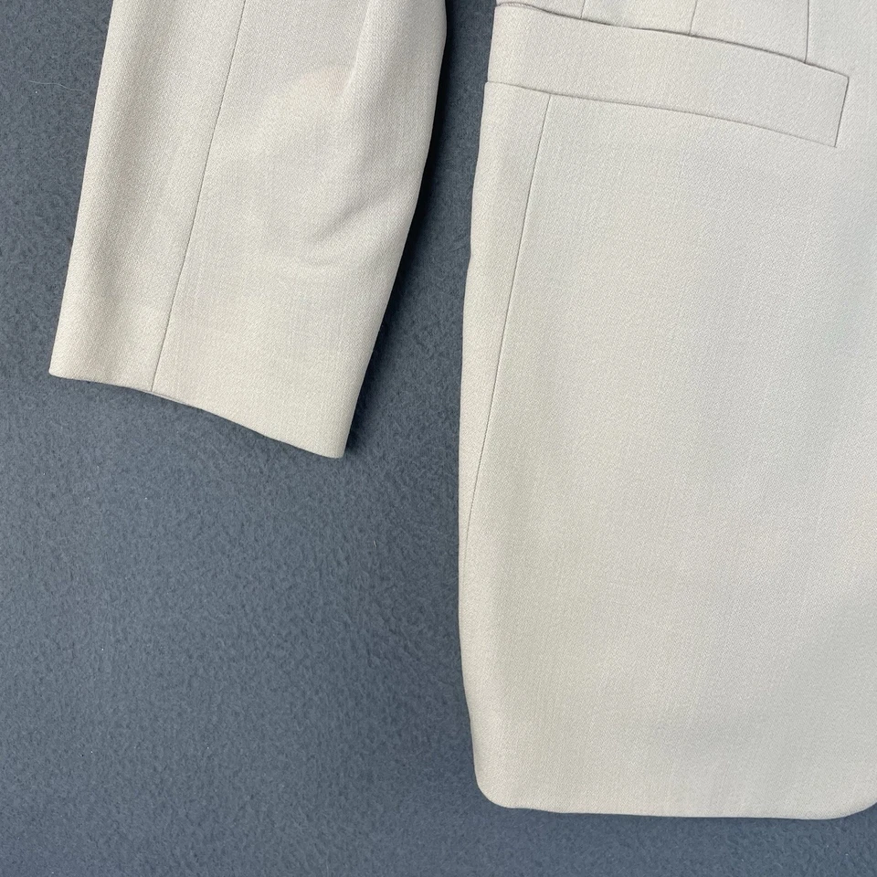 Traje Falda De Colección JH Coleccionables Talla 8 Nuevo Con Etiquetas Beige 2 Piezas Chaqueta Forrada Mezcla de Lana Carrera Foto 4 de 4