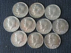 Kennedy  1965-up Bright  Uncirculated, PL (9) Coins + (1) 1964 uncirculated PL