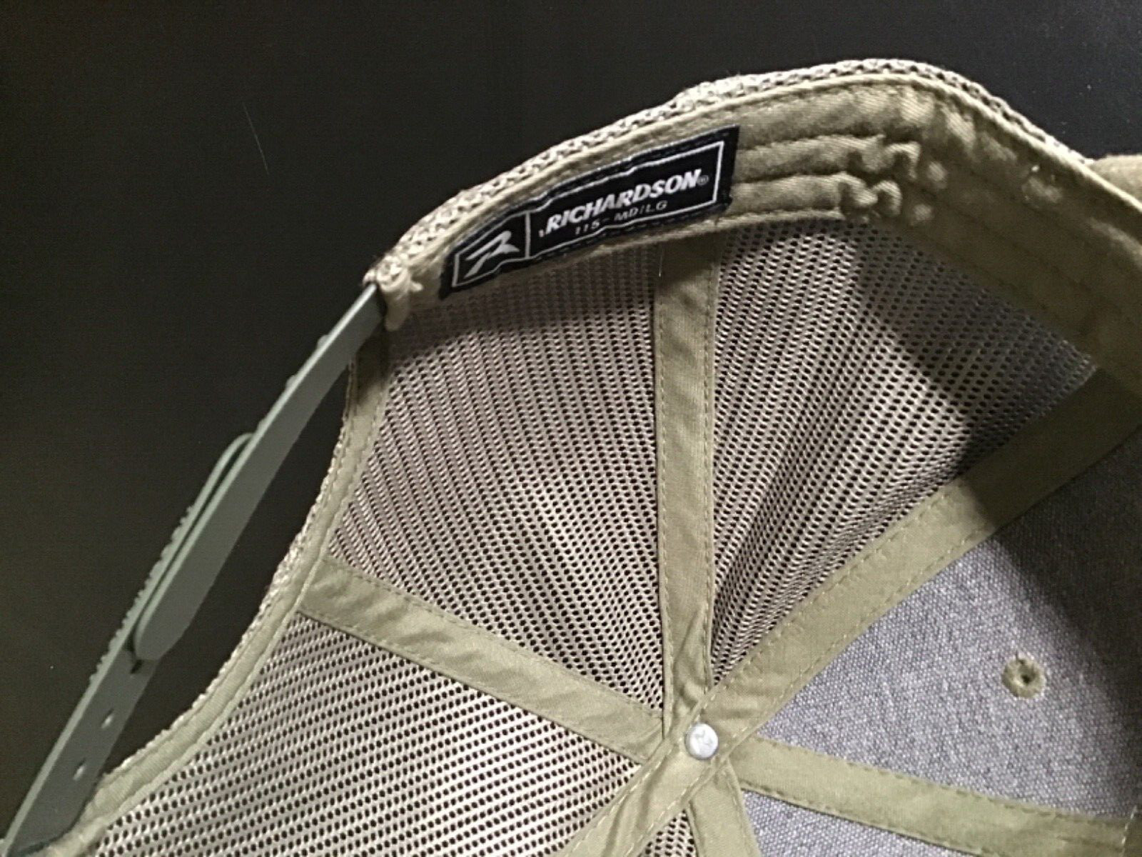 GREEN BASEBALL CAP WITH BROWN PATCH - RICHARDSON … - image 3