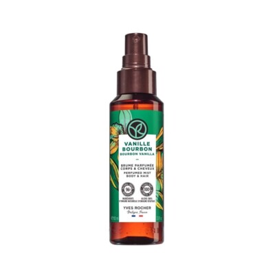Yves Rocher Perfumed Mist Vanille Bourbon Body Hair Vegan Botanical 100 ml
